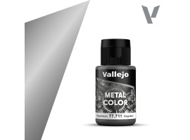 обзорное фото Акрилова фарба Магній (Magnesium) Vallejo Metal Color VAL 77711 Металіки та металайзери