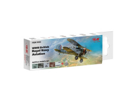 Set of acrylic paints for the aircraft of the British Royal Navy (World War II) ICM3050