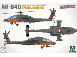 Scale model 1/35 Helicopter AH-64E Apache special markings Royal Netherlands Air Force (limited edition) Takom 2609