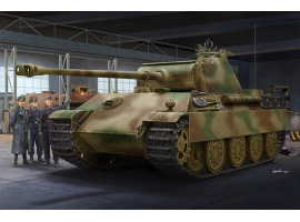 обзорное фото Збірна модель німецького танка Sd.Kfz.171 Panther Ausf.G пізньої модифікації Бронетехніка 1/16