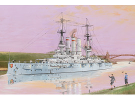 обзорное фото Збірна модель 1/350 Лінкор Schleswig – Holstein 1908 Trumpeter 05355 Флот 1/350