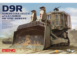 обзорное фото Scale model 1/35 D9r Armored Bulldozer W/slat Armor Meng SS-010 Armored vehicles 1/35