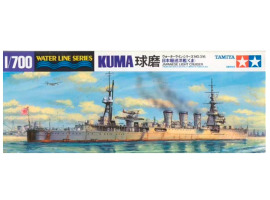 обзорное фото Збірна модель 1/700 Японський легкий крейсер Kuma Tamiya 31316 Флот 1/700
