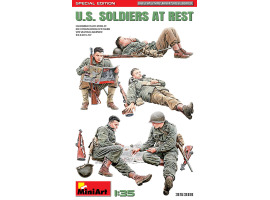 обзорное фото Scale model 1/35 Figures US Soldiers at rest (Special Edition) MiniArt 35318 Figures 1/35