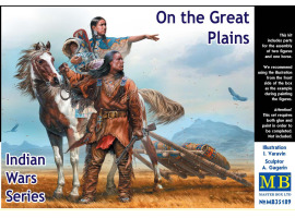 обзорное фото "Indian Wars Series. On the Great Plains" Figures 1/35