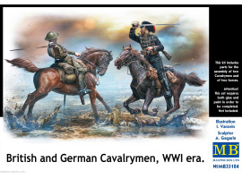обзорное фото Британские и немецкие кавалеристы, 1 МВ Figures 1/35