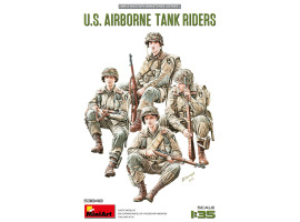 Scale model 1/35 Figures American tank paratroopers of World War II (4 figures) MiniArt 53040