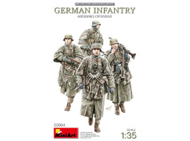 Scale model 1/35 German Infantry - Ardennes Offensive 1944/1945 (4 Figures)  MiniArt 53064