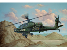обзорное фото Збірна модель 1/48 Вертоліт AH-64A Apache Trumpeter 05838 Гелікоптери 1/48