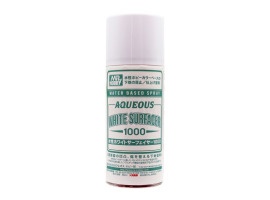 Mr. Aqueous White Surfacer 1000 / Грунт белый на водной основе в аэрозоле 