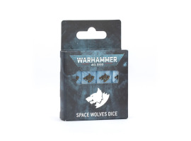 Игровые кубы Warhammer 40000 - SPACE WOLVES DICE