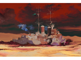 обзорное фото Збірна модель 1/350 Британський легкий крейсер HMS Scylla Trumpeter 05368 Флот 1/350
