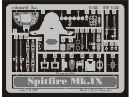 обзорное фото Spitfire Mk.IX Фототравление