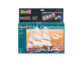 обзорное фото Model Set USS Constitution Вітриль
