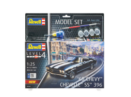 обзорное фото Model Set 1968 Chevy Chevelle Cars 1/25