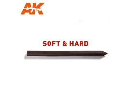 обзорное фото A pencil for simulating dark brown chips and scratches (soft)  - CHIPPING LEAD-Soft Auxiliary products