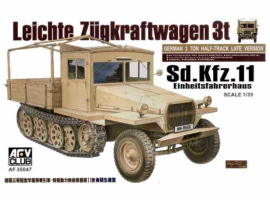 обзорное фото Sdkfz11 LATE VERSION  with WOOD CAB Cars 1/35