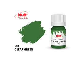 обзорное фото Clear Green / Прозрачный зеленый Акриловые краски