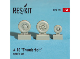 обзорное фото A-10 "Thunderbolt" wheels set (1/48) Смоляные колёса