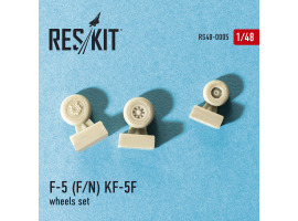 обзорное фото F-5 (F/N) KF-5F wheels set (1/48) Смоляные колёса