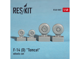 обзорное фото F-14 (D) "Tomcat" wheels set (1/48) Смоляные колёса