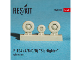 обзорное фото F-104 (A/B/C/D) "Starfighter" wheels set (1/48) Смоляные колёса