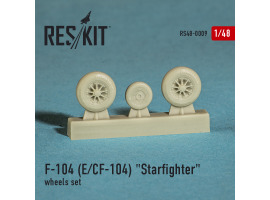 обзорное фото F-104 (E) CF-104 "Starfighter" wheels set (1/48) Resin wheels