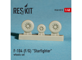 обзорное фото F-104 (F/G) "Starfighter" wheels set (1/48) Смоляные колёса