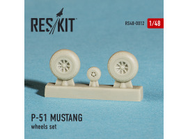 обзорное фото P-51 MUSTANG wheels set (1/48) Resin wheels