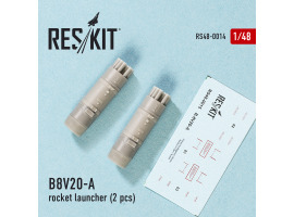 обзорное фото B8V20-А rocket launcher (2 pcs) (1/48) Набори деталювання