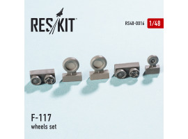 обзорное фото F-117 wheels set (1/48) Resin wheels