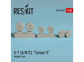 обзорное фото A-7 "Corsair II"A/B/C/E wheels set (1/48) Смоляные колёса