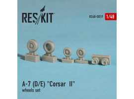 обзорное фото A-7 "Corsair II"D wheels set (1/48) Resin wheels