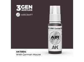 обзорное фото Акрилова фарба WWI German Mauve / Німецький фіолетовий WWI AIR АК-interactive AK11804 AIR Series