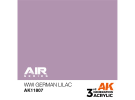 обзорное фото Акриловая краска WWI German Lilac / Немецкий сиреневый WWI AIR АК-интерактив AK11807 AIR Series