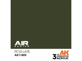 обзорное фото Акрилова фарба PC10 Late / Хаккі зелений AIR АК-interactive AK11809 AIR Series