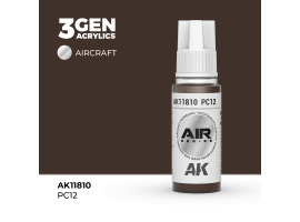 обзорное фото Акрилова фарба PC12 / Хаккі коричневий AIR АК-interactive AK11810 AIR Series
