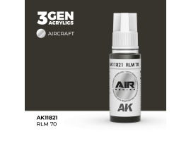 обзорное фото Акрилова фарба RLM 70 / Хакі коричневий AIR АК-interactive AK11821 AIR Series