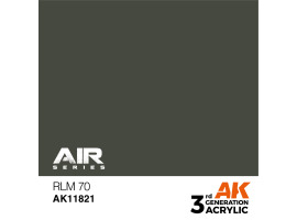 обзорное фото Acrylic paint RLM 70 / Khaki brown AIR AK-interactive AK11821 AIR Series