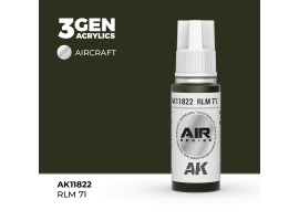 обзорное фото Акрилова фарба RLM 71 / Світло-сірий коричневий AIR АК-interactive AK11822 AIR Series