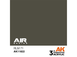 обзорное фото Акрилова фарба RLM 71 / Світло-сірий коричневий AIR АК-interactive AK11822 AIR Series