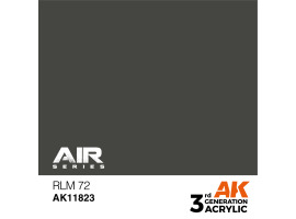 обзорное фото Акрилова фарба RLM 72 / Тьмяний коричневий AIR АК-interactive AK11823 AIR Series
