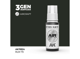 обзорное фото Акрилова фарба RLM 73 / Зелено-коричневий AIR АК-interactive AK11824 AIR Series