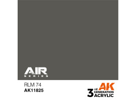 обзорное фото Acrylic paint RLM 74 AIR AK-interactive AK11825 AIR Series