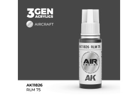 обзорное фото Акрилова фарба RLM 75 / Сіро-бежевий AIR АК-interactive AK11826 AIR Series