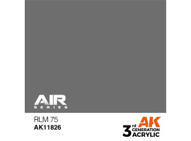 обзорное фото Акрилова фарба RLM 75 / Сіро-бежевий AIR АК-interactive AK11826 AIR Series