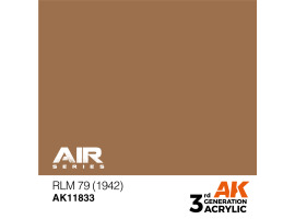 обзорное фото Акрилова фарба RLM 79 (1942) / Коричневий AIR АК-interactive AK11833 AIR Series