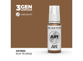 обзорное фото Акрилова фарба RLM 79 (1942) / Коричневий AIR АК-interactive AK11833 AIR Series