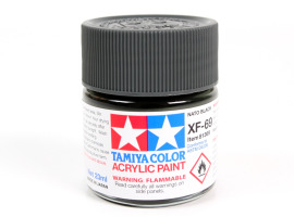 обзорное фото Alcohol-based acrylic paint NATO Black Tamiya 10ml XF-69 Acrylic paints