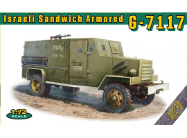 Збірна модель 1/72 Ізраїльська броньована вантажівка G-7117 («сендвіч») ACE 72609